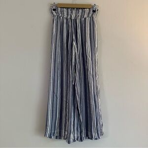 Striped Wide-Leg Pants